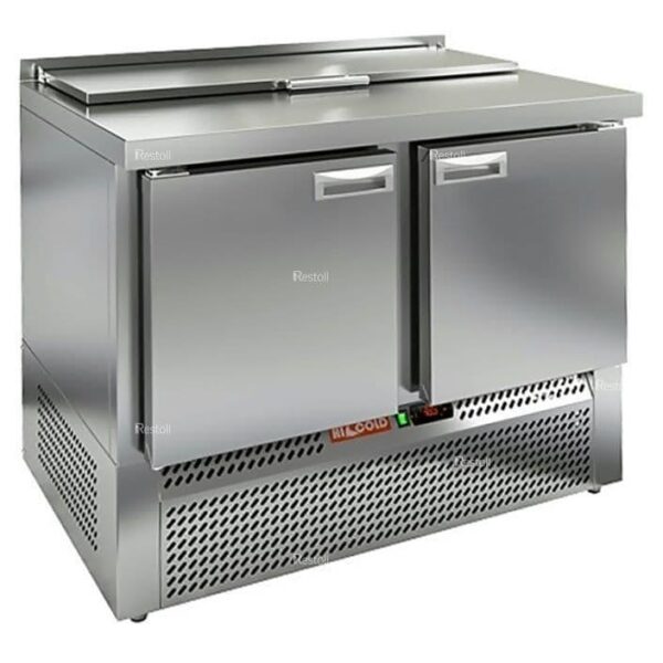Стол холодильный для салатов (саладетта) Hicold SLE1-11GN 5xGN1/3