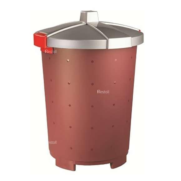 Бак для сбора отходов Restola 25 л, бордовый - 7 шт/уп