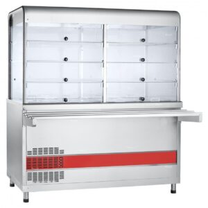 Прилавок-витрина холодильный ABAT «Аста» ПВВ(Н)-70КМ-С-03-НШ