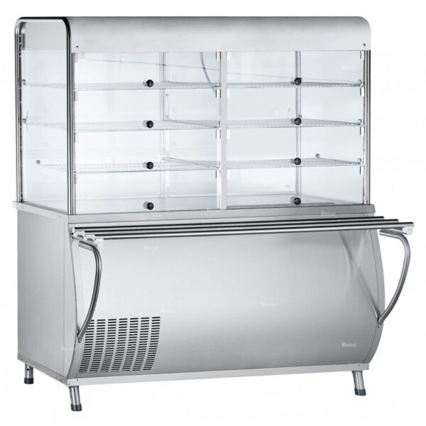 Прилавок-витрина холодильный ABAT «Патша» ПВВ(Н)-70М-С-ОК