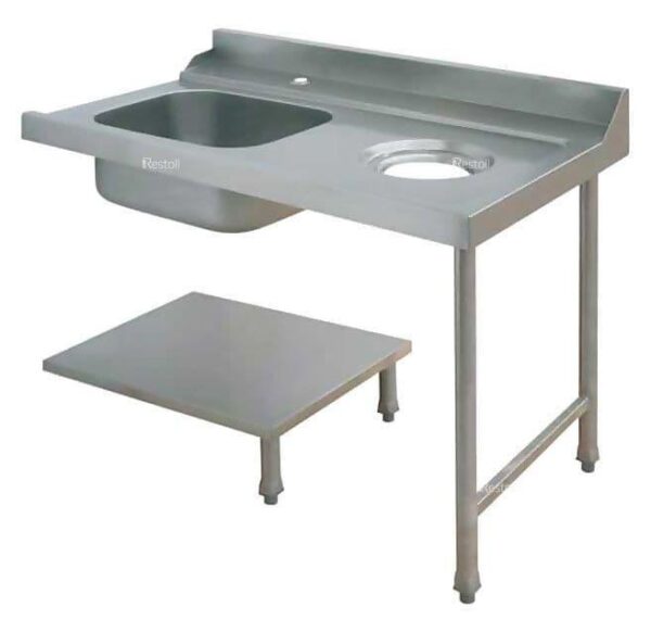 Стол для грязной посуды Elettrobar PALS 120 SX (левый)